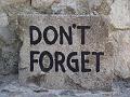 Don't Forget